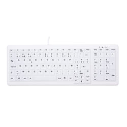 CHERRY AK-C7000 clavier USB AZERTY Belge Blanc