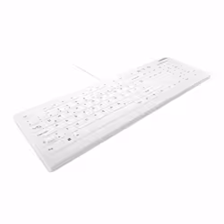 CHERRY AK-C8112 clavier USB AZERTY Français Blanc