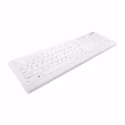 CHERRY AK-C8112 clavier RF sans fil AZERTY Français Blanc