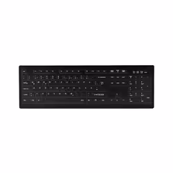 Active Key AK-C8100, Taille réelle (100 %), RF sans fil, Clavier à membrane, QWERTZ, Noir
