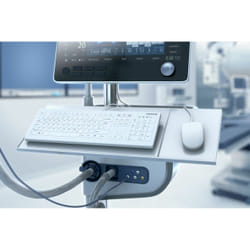 CHERRY AK-C8112 clavier USB AZERTY Français Blanc