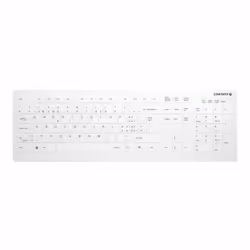 CHERRY AK-C8112, Taille réelle (100 %), RF sans fil, Commutateur de touche « ciseaux », QWERTZ, Blanc