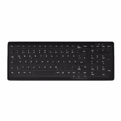 Active Key AK-C7000F, Taille réelle (100 %), FR sans fil +USB, Clavier à membrane, Noir
