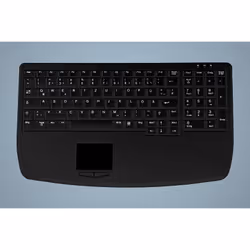 Active Key AK-7410-G, Avec fil, PS/2, Commutateur de touche « ciseaux », Noir
