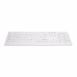 CHERRY AK-C8100F-FU1-W/GE clavier RF sans fil QWERTZ Allemand Blanc
