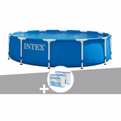 Découvrez le montage d'une piscine tubulaire ronde Intex en vidéo : Caractéristiques techniques Bâche de protection : Non Cou ...