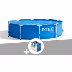 Découvrez le montage d'une piscine tubulaire ronde Intex en vidéo : Caractéristiques techniques Bâche de protection : Non Cou ...