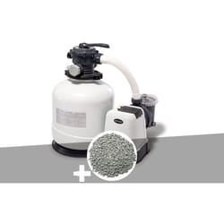 Groupe de filtration à sable SX3200 10 m³/h + 30 kg de zéolite Intex