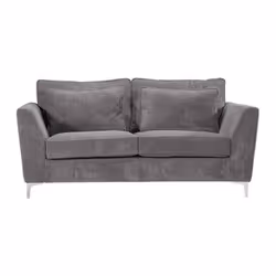 Canapé ISLA Ses points forts : grandes dimensions et grand confort. Canapé fixe 2 places. Mousse haute densité 30 kg/m3. Tiss ...