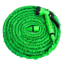 Hobbytech - Tuyaux d'arrosage extensible rétractable 30m avec Pistolet 7 fonctions Vert