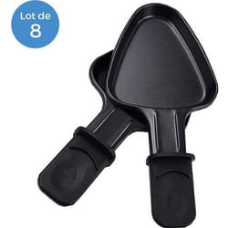 Coupelle à raclette avec revêtement anti-adhésif 19x10cm [Lot de 8] Hobby Tech Noir
