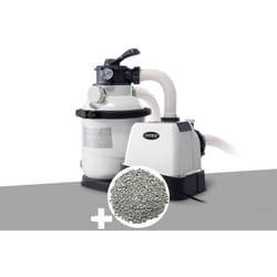 Groupe de filtration à sable SX1500 4 m³/h + 10 kg de zéolite - Intex