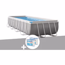 Description générale Piscine tubulaire Prism Frame Intex, dimensions : 4,88 x 2,44 x 1,07 m. Idéale pour profiter de l'été en ...