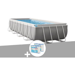 Kit piscine tubulaire Intex Prism Frame rectangulaire 4,88 x 2,44 x 1,07 m + 6 cartouches de filtration