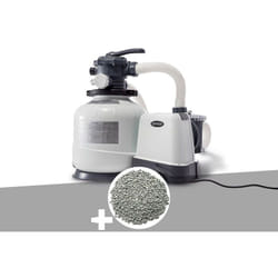 Groupe de filtration à sable SX2800 8 m³/h + 20 kg de zéolite Intex