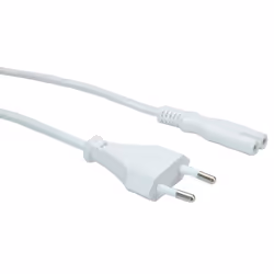 HOBBYTECH - Câble d'alimentation secteur type bipolaire 1,2 m 230V - Blanc Câble d'alimentation secteurType bipolaireLongueur ...