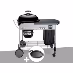 Barbecue Weber Performer Premium GBS Ø 57 noir Les grillades deviennent un vrai plaisir avec ce barbecue à charbon haute perf ...