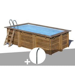 Kit piscine bois Gré Marbella 2 4,20 x 2,70 x 1,17 m + Douche