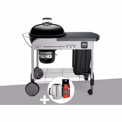 Barbecue Weber Performer Premium GBS Ø 57 noir Les grillades deviennent un vrai plaisir avec ce barbecue à charbon haute perf ...