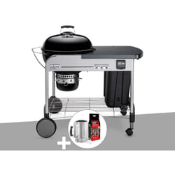 Weber - Barbecue à charbon Performer Premium gbs 57 cm Noir + Kit Cheminée