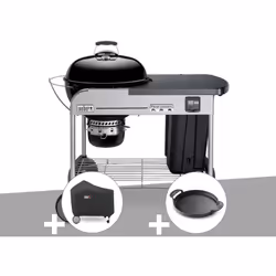 Barbecue Weber Performer Premium GBS Ø 57 noir Les grillades deviennent un vrai plaisir avec ce barbecue à charbon haute perf ...