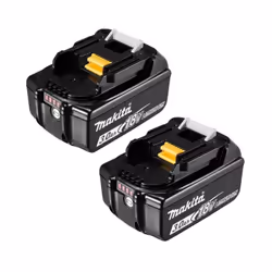 Lot de trois batteries Makita 18 V Li-Ion de 3,0 Ah - BL1830BX3 Atteint sa p leine charge en 30 minutes ou moins. Compatible  ...
