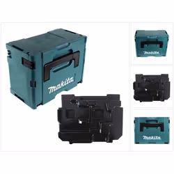 Contenu de la livraison: - 1x Makita MAKPAC Gr. 3 valise en plastique ( 821551-8 ) - 1x Makita Makpac Insert pour BJV / DJV 1 ...
