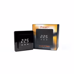 Heatit Z-TRM3, Z-Wave, 868,4 MHz, Noir, IP21, °C, Secteur