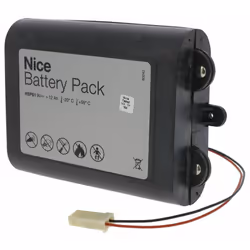 Pack de batteries 9 V (12 Ah) pour HSSO1 et HSCU1GIT et HSCU2GW. Autonomie 2 ans Original NICE Compatible avec SILENTRON