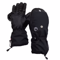 Vallerret Photography Gloves Alta Arctic Mitt, Chatons, S, Unisexe, Noir, Hiver, Cuir véritable