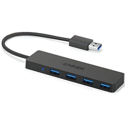 Hub USB - Anker - Data Hub 4 Ports - Ultra Fin - 5 Gb/s - Portable et Résistant
