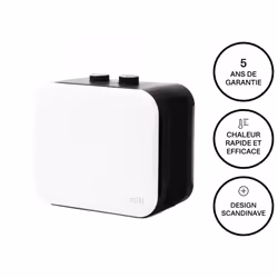 Découvrez le chauffage soufflant Mill Compact 1800W sans pied Blanc, qui incarne l'essence de la marque Mill dans un format c ...