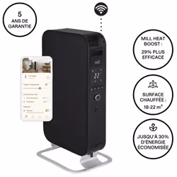 Maintenez vos grandes pièces confortablement chaudes avec notre modèle le plus puissant de la gamme bain d'huile : le Mill Ge ...