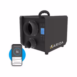 Connecté, avec une puissance de 19 L/jour, fonctionnant par Dessiccation, Niveau sonore de 52 dB, adapté à une surface max de ...