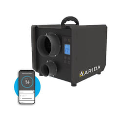 Air&me - Déshumidificateur connecté Pro S19 WiFi 19L/j Arida, Connecté, avec une puissance de 19 L/jour, fonctionnant par Dessiccation