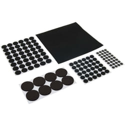 Lot de 125 patins de protection Noir