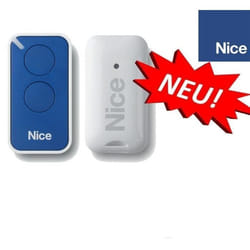NICE INTI2B émetteur de transmission à 2 canaux bleu 433.92Mhz code de roulement. Compatible avec les télécommandes FLOR-S ONE