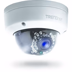 Trendnet TV-IP321PI, Extérieure, Avec fil, CE, FCC, UL 60950, Plafond, Noir, Blanc, Dôme