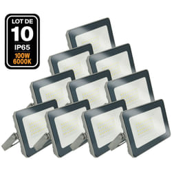 10 Projecteurs led 100W ProLine 6500K