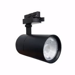 Le Spot LED sur Rail 30W 80° Compact Monophasé NOIR orientable permet d'éclairer vos espaces selon vos envies. Caractéristiqu ...