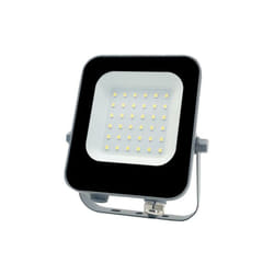 Silamp - Projecteur Extérieur led 20W IP65 Noir - Blanc Neutre 4000K - 5500K