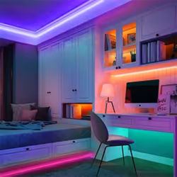 Description générale Le Ruban LED RGBW + CCT Wi-Fi est une solution d'éclairage flexible et innovante, idéale pour créer dive ...
