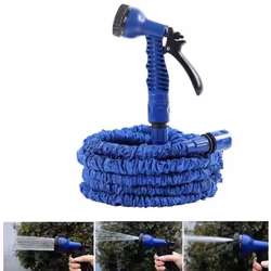 Tuyau arrosage bleu 7 fonctions extensible, longueur maxi 30 mTYPE DE PRODUIT : Tuyau arrosage bleu 7 fonctions extensibleCAR ...