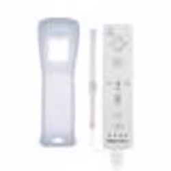 HobbyTech Télécommande Wiimote plus (Motion plus intégré) pour Nintendo Wii et Wii U Blanche avec Etui de Protection en Silic ...