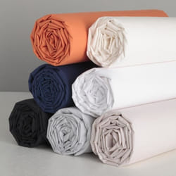Drap Housse 180 x 200 cm 100% coton 57 fils / cm  - Envoi Aléatoire - HOMEROKK