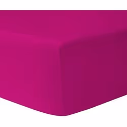 Drap housse 2 x 80 x 200 cm 100 % coton FUSHIA - HOMEROKK