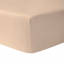 Drap Housse double 70 x 190 cm 100 % coton ECRU - HOMEROKK