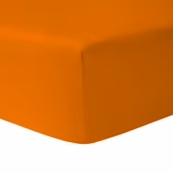 Drap Housse 140 x 200 cm ORANGE 100 % coton - HOMEROKK