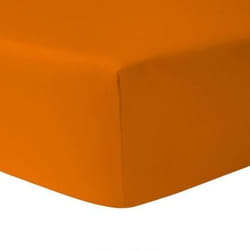 Drap Housse 140 x 200 cm ORANGE 100 % coton - HOMEROKK