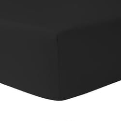 Drap Housse 140 x 200 cm 100 % coton Noir - HOMEROKK